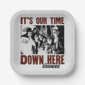 De goonies "Het is onze tijd hier beneden" Papieren Bordje