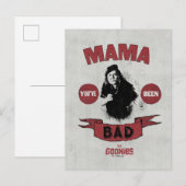 De goonies mama Fratelli "Je bent slecht geweest" Briefkaart (Voorkant / Achterkant)
