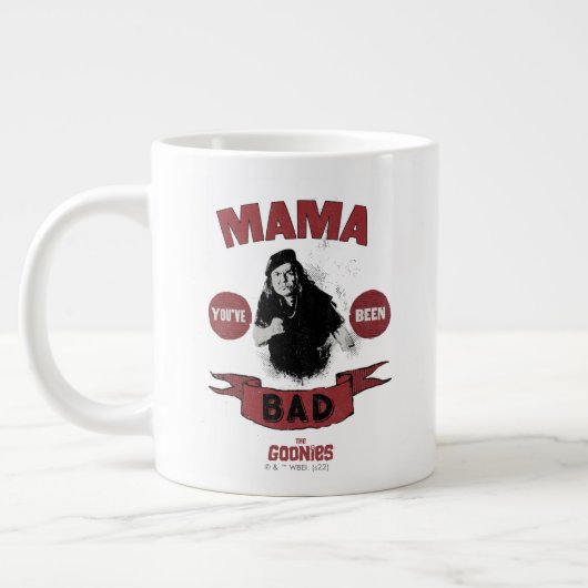 De goonies mama Fratelli "Je bent slecht geweest" Extra Grote Beker (Links)