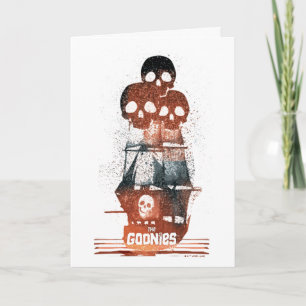 De Goonies Pirate Ship Silhouette Graphic Kaart