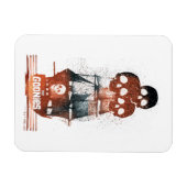 De Goonies Pirate Ship Silhouette Graphic Magneet (Horizontaal)