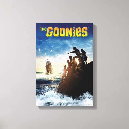 De Goonies Pirate verscheept theatrale kunst Canvas Afdruk (Voorkant)