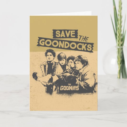 De goonies "Red de Goon Docks" Kaart (Voorkant)