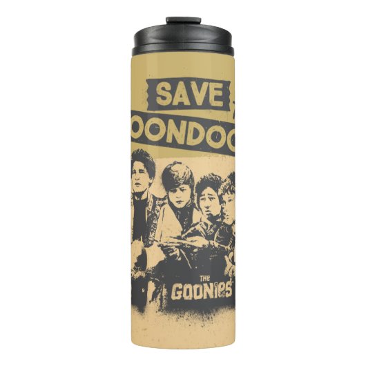 De goonies "Red de Goon Docks" Thermosbeker (Voorkant)