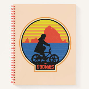 De Goonies Retro Mikey Riding Bike Graphic Notitieboek