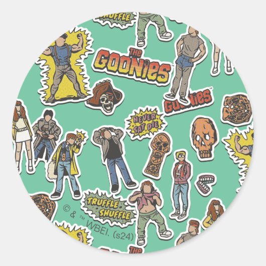 De Goonies Retro Sticker (Voorkant)