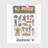 De Goonies Retro Sticker Blad Graphic (Vel)