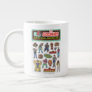 De Goonies Retro Sticker Blad Graphic Extra Grote Beker