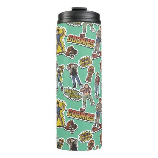 De Goonies Retro Sticker Thermosbeker (Voorkant)
