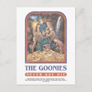 De Goonies-schat-jubileumposter Briefkaart