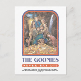 De Goonies-schat-jubileumposter Briefkaart