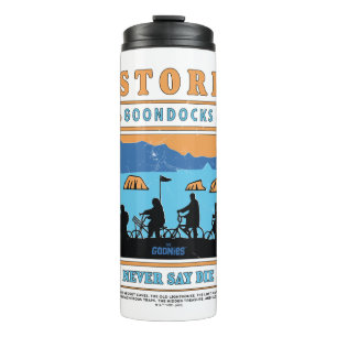 De Goonies Silhouetten boven Astoria Goondocks Thermosbeker