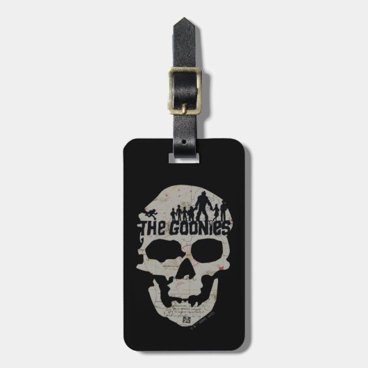 De Goonies Skull Silhouette Bagagelabel (Voorkant verticaal)