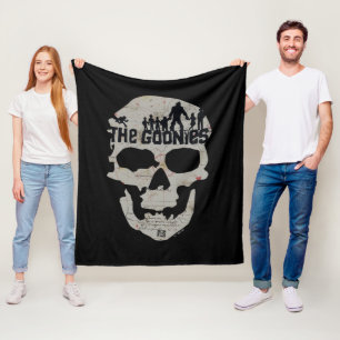 De Goonies Skull Silhouette Fleece Deken