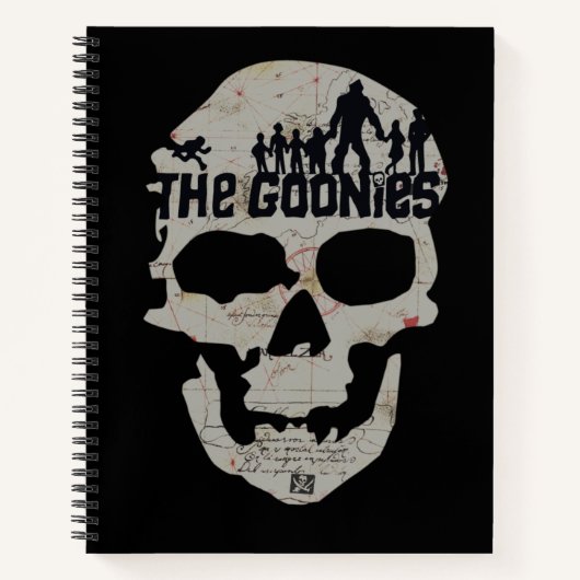 De Goonies Skull Silhouette Notitieboek (Voorkant)