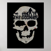 De Goonies Skull Silhouette Poster (Voorkant)
