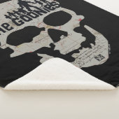 De Goonies Skull Silhouette Sherpa Deken (3/4)