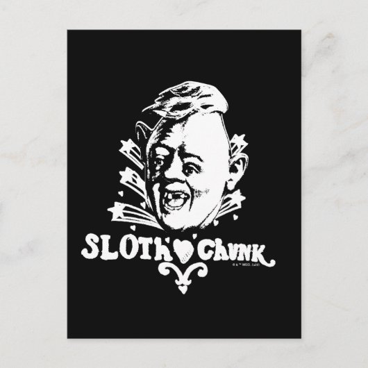 De goonies "Sloth Chunk" Briefkaart (Voorkant)