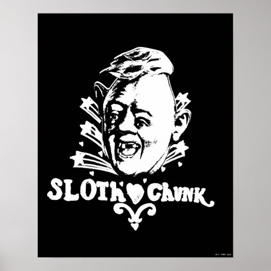 De goonies "Sloth Chunk" Poster (Voorkant)