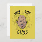 De goonies Sloth Doodle "Hey jongens" Briefkaart (Voorkant / Achterkant)