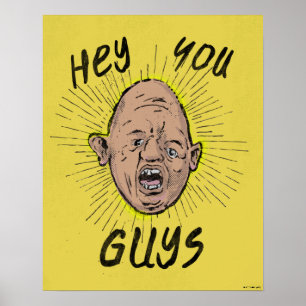 De goonies Sloth Doodle "Hey jongens" Poster