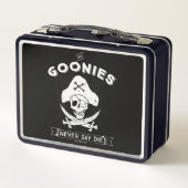 De goonies "Zeg nooit dat ze sterven" Pirate Badge (Achterkant)
