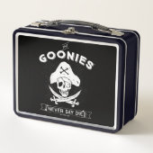 De goonies "Zeg nooit dat ze sterven" Pirate Badge (Voorkant)