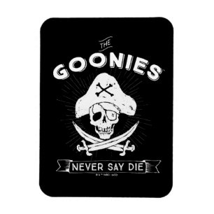 De goonies "Zeg nooit dat ze sterven" Pirate Badge Magneet