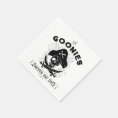 De goonies "Zeg nooit dat ze sterven" Pirate Badge Servet (Hoek)