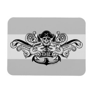 De goonies "Zeg nooit die dag" Pirate Anchor Badge Magneet