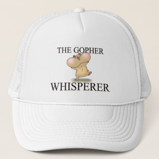 De Gopher Whisperer Trucker Pet (Voorkant)
