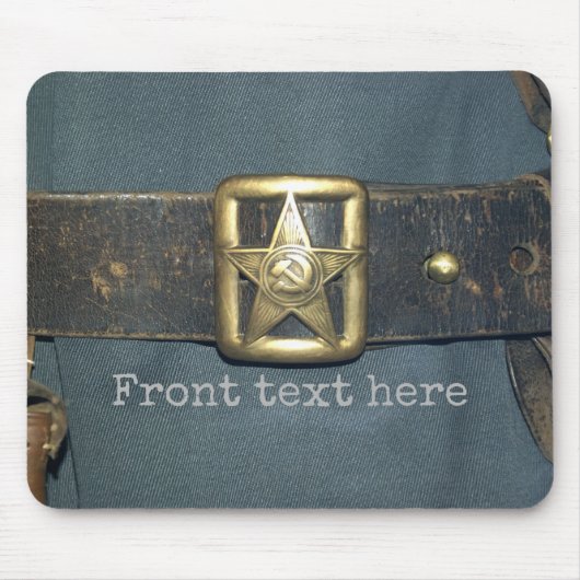 De gordel van de ambtenaar van het rode leger van muismat (Voorkant)