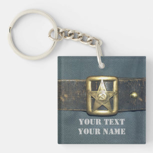 De gordel van de ambtenaar van het rode leger van  sleutelhanger