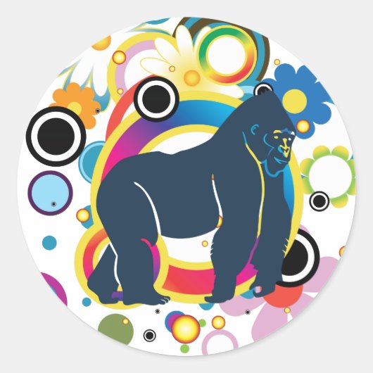 De Gorilla Sticker (Voorkant)