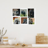 De Gorilla Troop Poster (Keuken)