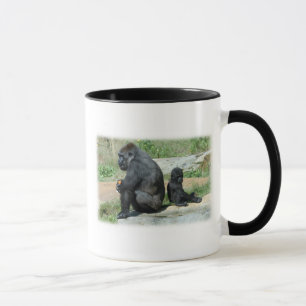 De gorille de temps tasse de café