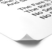 DE GOSPELTRAIN-POSTER-MET SONG-LYRICS POSTER (Hoek)