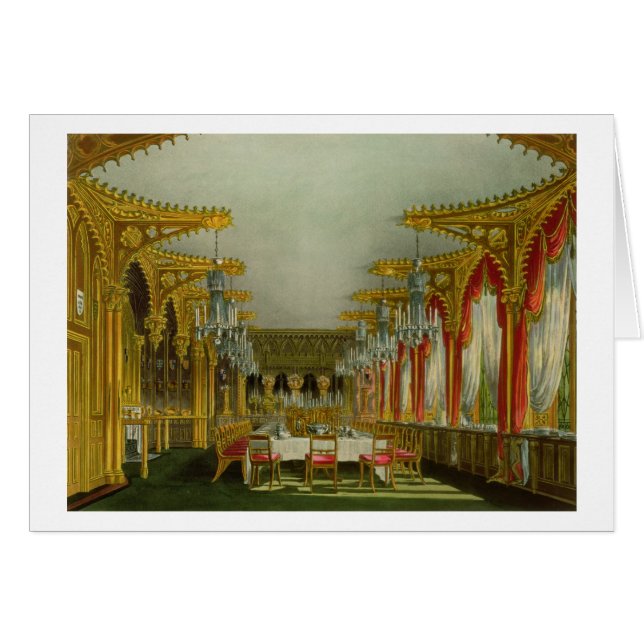De Gothic Dining Room in Carlton House van Pyne (Voorkant Horizontaal)