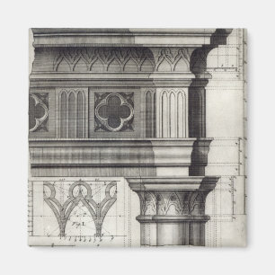 De Gothic Entablatation Magneet