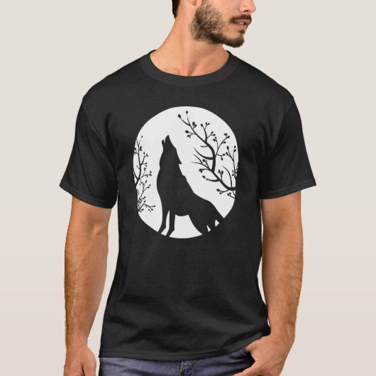 De Gothic van de Moon Wolves Gothic Wolf 2 T-shirt (Voorkant)
