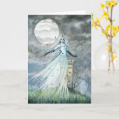 De gotische Paranormale Kaart van Halloween van (Gele Bloem)