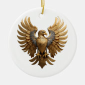 De Gouden Adelaar Keramisch Ornament (Voorkant)