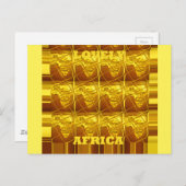 De gouden belofte van Afrika Briefkaart (Voorkant / Achterkant)