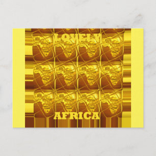 De gouden belofte van Afrika Briefkaart