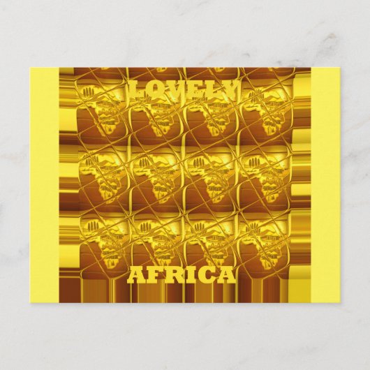 De gouden belofte van Afrika Briefkaart (Voorkant)