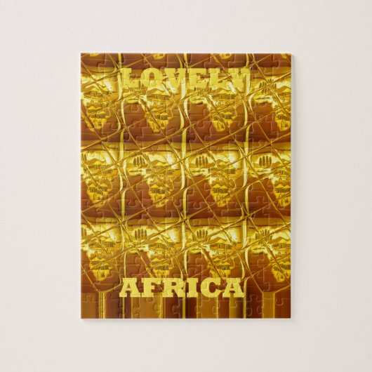 De gouden belofte van Afrika Legpuzzel (Verticaal)