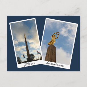 De gouden dame van Luxemburg Briefkaart