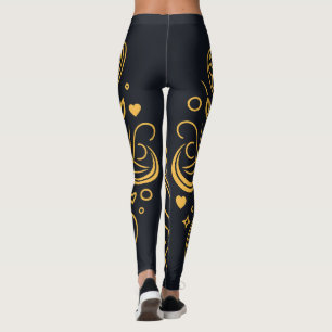 De gouden draad van de liefde leggings