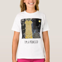De Gouden Dress "Ik ben een prinses" Ruffle T