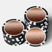 De gouden Druk van de Tijger van Ombre van het Pokerchips (Opstapeling)